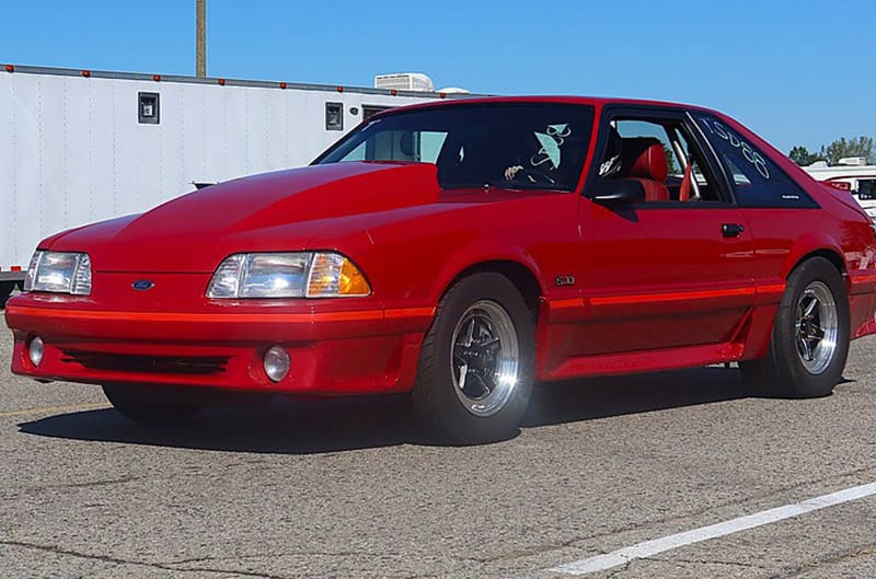 Mustang at Milan Dragway